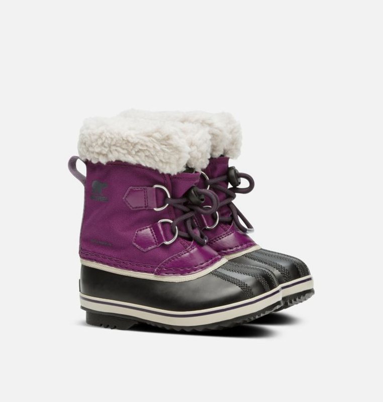 Sorel Çocuk Childrens Yoot Pac™ Nylon - Kar Botu Mor/Siyah - 290-JPNGFA